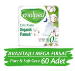 Molped Pure & Soft Organik İnce 30'lu Hijyenik Ped 2 Adet