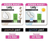 Ladyfit Pamuk İnce 32'li Hijyenik Ped 2 Adet