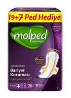 Molped Super Night İnce 26'lı Hijyenik Ped 1 Adet
