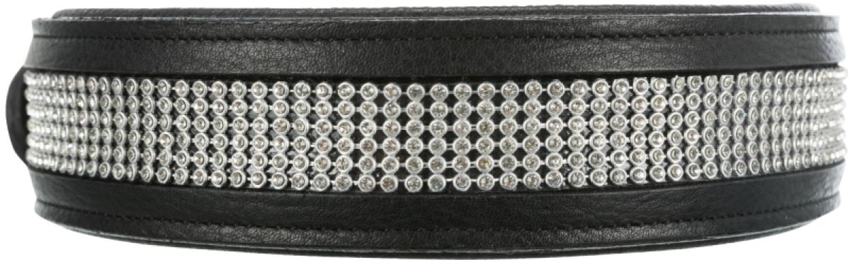 Trixie Taşlı 38-48 cm Boyun Köpek Tasması Siyah