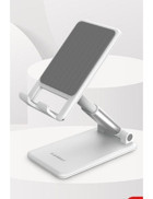 Earldom EH101 Ayarlanabilir Ayaklı Masa Tablet Standı Beyaz