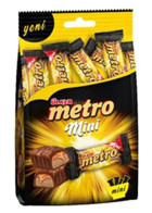 Ülker Metro Mini Sütlü Çikolata 4x102 gr