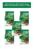 Kahve Dünyası Mini Gofrik Antep Fıstıklı Sütlü Çikolata 5x125 gr