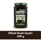 Kavlak Zeytin Dilimli Tuzlu Salamura Siyah Zeytin Kavanoz 450 gr
