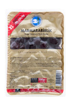 Marmarabirlik Mega Tuzlu Salamura Siyah Zeytin Paket 500 gr