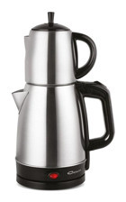 Conti CTM-121 Mytea Çelik Demlikli 1600 W Çelik Rose Gold Vintage Çay Makinesi