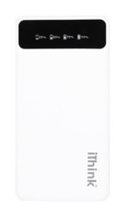 Ithink Pb-370 30000 mAh Hızlı Şarjlı Dijital Göstergeli Type C - USB Çoklu Bağlantılı Kablolu Powerbank Beyaz