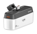 Linktech MC05 5000 mAh Hızlı Şarjlı USB Kablolu Powerbank Beyaz