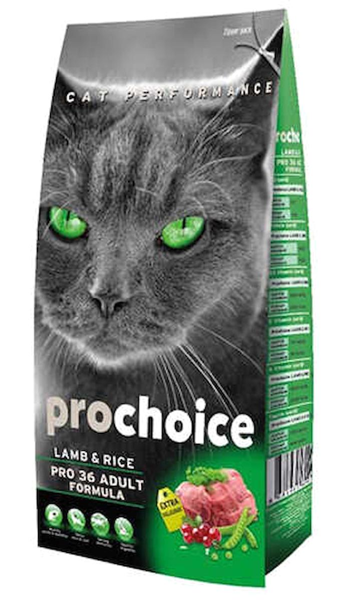 Pro Choice Pro 36 Lamb&Rice Kuzu Etli Kısırlaştırılmış Tahıllı Yetişkin Kedi Maması 15 kg