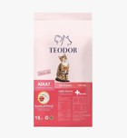 Teodor Kuzulu-Pirinçli Tahıllı Yetişkin Kedi Maması 15 kg