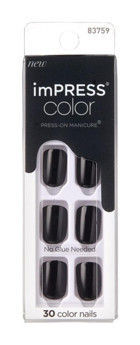 Impress Kımc020 Color Kendinden Yapışkanlı Siyah Takma Tırnak