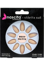 Nascita French Mat 24'lü Stiletto Takma Tırnak