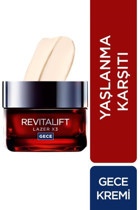 L'oréal Paris Revitalift Lazer X3 Yaşlanma Karşıtı Nemlendirici Tüm Ciltler Anti-Aging Kırışıklık Giderici Yüz Krem 50 ml