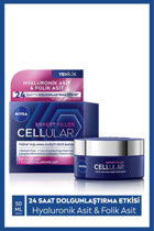 Nivea Hyaluron Cellular Filler Nemlendirici Tüm Ciltler Anti-Aging Kırışıklık Giderici Yüz Krem 50 ml
