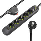 Vea VA-21561 5'li Soket 1.5 Metre 3'lü USB Kablolu Tekli Akım Korumalı Priz
