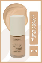 Farmasi Vfx Pro Camera Ready C10 Su Bazlı Likit Şişe Fondöten 30 ml