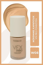 Farmasi Vfx Pro Camera Ready W08 Su Bazlı Likit Şişe Fondöten 30 ml
