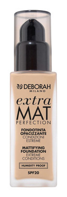 Deborah Extra Mat Perfection Fondöten No:00 Güneş Koruyuculu Likit Şişe Fondöten 30 ml