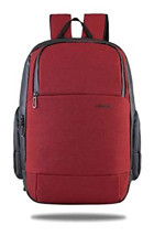 Classone Bp-It805 Gözlü Su Geçirmez Polyester 15.6 inç Sırt Laptop Çantası Bordo