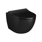 Vitra Sento 7748B070-0559 40 cm Seramik Kanalsız Arkadan Çıkışlı Asma Klozet Siyah