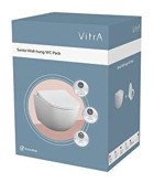 Vitra Sento 7748B003-6248 40 cm Seramik Kanalsız Arkadan Çıkışlı Asma Klozet Beyaz