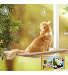 Petzoom Vantuzlu 53 x 30 cm Sepet Kedi Yatağı Çok Renkli