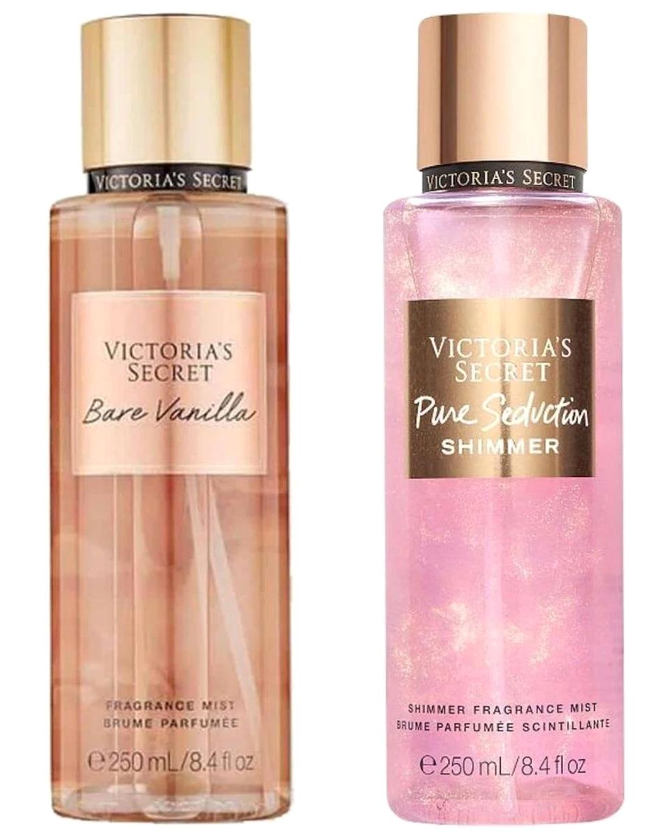 Victoria's Secret Işıltılı Vanilya-Meyvemsi Kadın Vücut Spreyi 2x250 ml