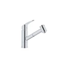Artema Harmony Xl A42147 Spiralli Kuğu Çift Girişli Aç Kapa Eviye Bataryası Gümüş