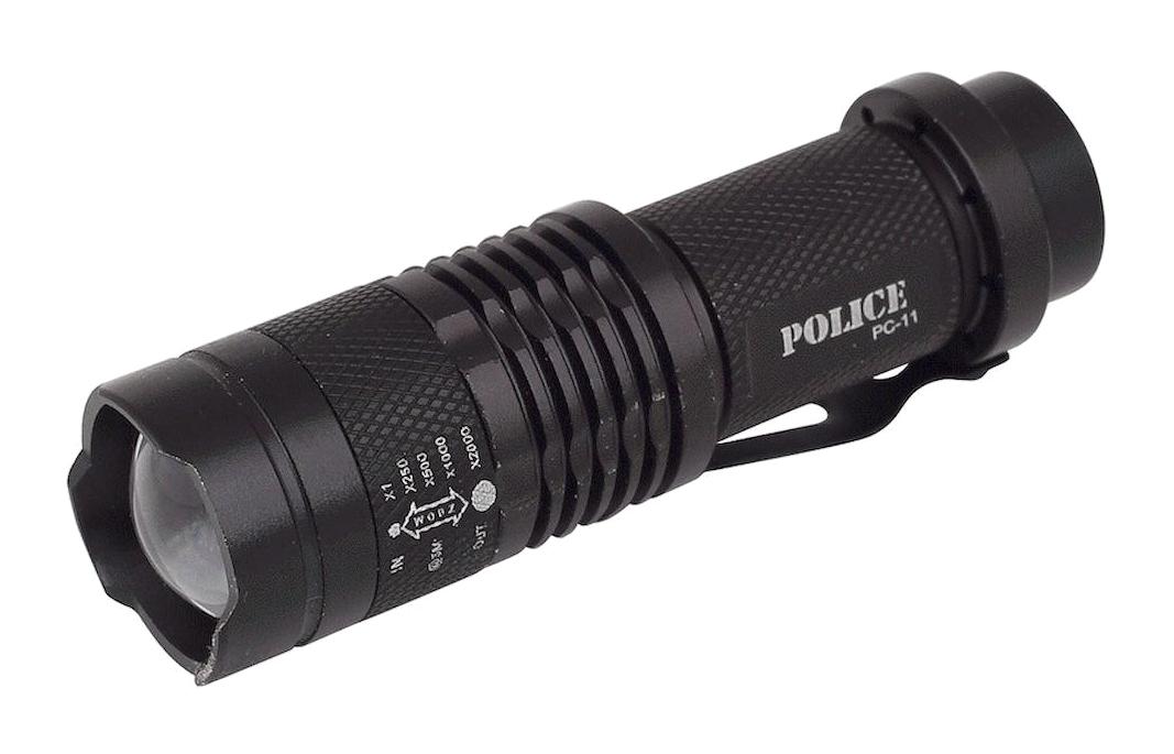 Police PC-11 Basmalı Uzun Menzilli LED Pilli El Feneri