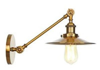 Rsylight Retro Eskitme Tekli Metal Aplik Gold