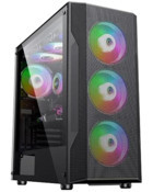 Dark Maxima V30 RGB Mesh Sıvı Soğutmalı 10 Fanlı Siyah 600 W Dikey Kullanım ATX Oyuncu Bilgisayar Kasası