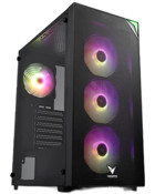 Vento VG4200S RGB Mesh 4 Fanlı Siyah 750 W Dikey Kullanım ATX Oyuncu Bilgisayar Kasası