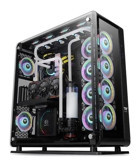 Thermaltake CA-1Q2-00N1WN-00 RGB Sıvı Soğutmalı 18 Fanlı Siyah Dikey Kullanım ATX Oyuncu Bilgisayar Kasası