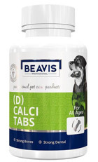 Beavis Calci Tabs D Vitamini Glucosamine C Vitamini B Vitamini Hamile Köpekler İçin Kemik Eklem Tüy Sağlığı İçin 126 gr Tablet Köpek Vitamini