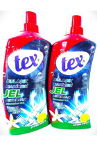 Tex Hepsi Bir Arada Limon Kokulu Jel Bulaşık Makinesi Deterjanı 2x1000 ml