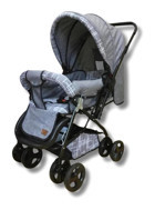 Jusso Dido Comfort Line Çift Yönlü Katlanabilir 360 Derece Dönen Tam Yatar Travel Sistem Bebek Arabası Açık Gri