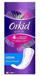 Orkid Günlük Ped Uzun Tekli Paket 16 Ped