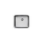 Ukinox D 500 540 mm Damlalıksız Tezgah Altı Tek Gözlü Dikdörtgen Orta Paslanmaz Çelik Eviye Gri