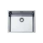Teka Be Linea 50.40 R15 440 mm Damlalıksız Tezgah Altı Tek Gözlü Dikdörtgen Orta Paslanmaz Çelik Eviye Gri