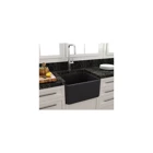 Bocchi Lavello 1136-020-0120-03 510 mm Damlalıksız Çok Yönlü Tek Gözlü Dikdörtgen Orta Seramik Eviye Mat Antrasit