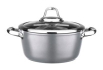 Leggno Master Titanium 2 Parça 24 cm Emaye Tencere
