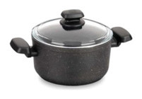 Korkmaz A1342 2 Parça 24 cm Döküm - Granit Tencere