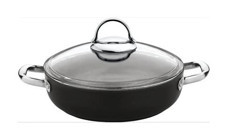 Saflon Titanium 2 Parça 24 cm Granit Basık Tencere