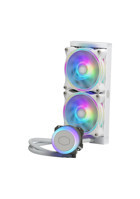 Cooler Master Ml240 Illusion Beyaz Sessiz 4 Pin 2 Fanlı Sıvı Soğutmalı RGB Masaüstü İşlemci Soğutucu