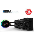 Asus Rog Ryuo 240 Bakır Borulu Sessiz 4 Pin 2 Fanlı Sıvı Soğutmalı RGB Masaüstü İşlemci Soğutucu