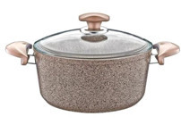 Oms Collection 2 Parça 20 cm Emaye Derin Tencere