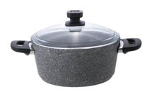 Emsan Titan 2 Parça 24 cm Granit Derin Tencere