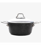Falez Black Line 2 Parça 26 cm Granit Derin Tencere