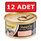 Gimcat Shinycat Yavru Tavuk Jöleli Yaş Kedi Maması 12x70 gr