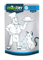 Master Yetişkin Balıklı Jöleli Yaş Kedi Maması 6x80 gr